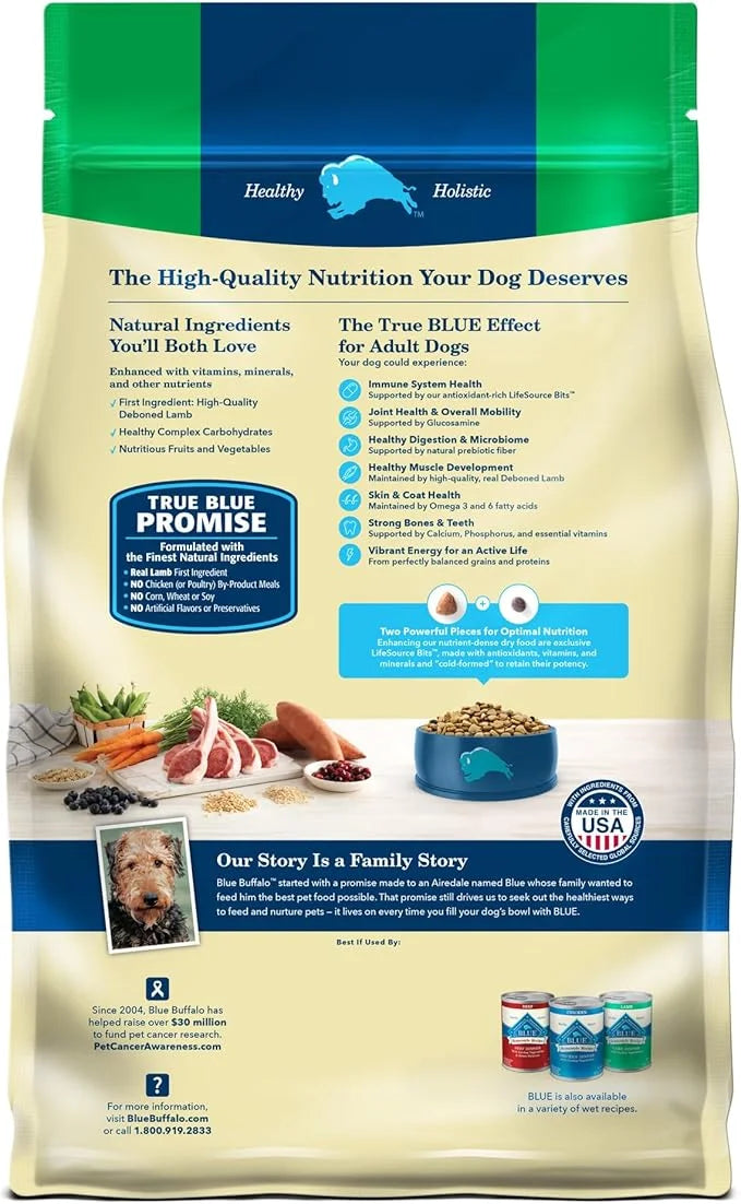 BLUE BUFFALO Life Protection Formula Adult Dry Dog Food, Helps Build and Maintain Strong Muscles, Made with Natural Ingred...