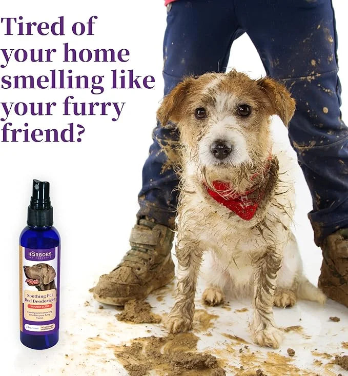 Harbors Soothing Pet Bed Deodorizer - Pet Aromatherapy | Deodorizers Pet Bed and Calms and Soothes Your Pet | 100% Satisfi...