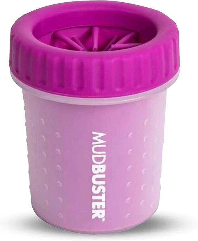 Dexas MudBuster Portable Dog Paw Cleaner, Small, Fuchsia - Premium Quality Pet Accessory - Product Image
