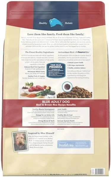 Blue Buffalo Blue Life Protection Formula Natural Adult Beef and Brown Rice Dry Dog Food, 24 lbs. - Product Image