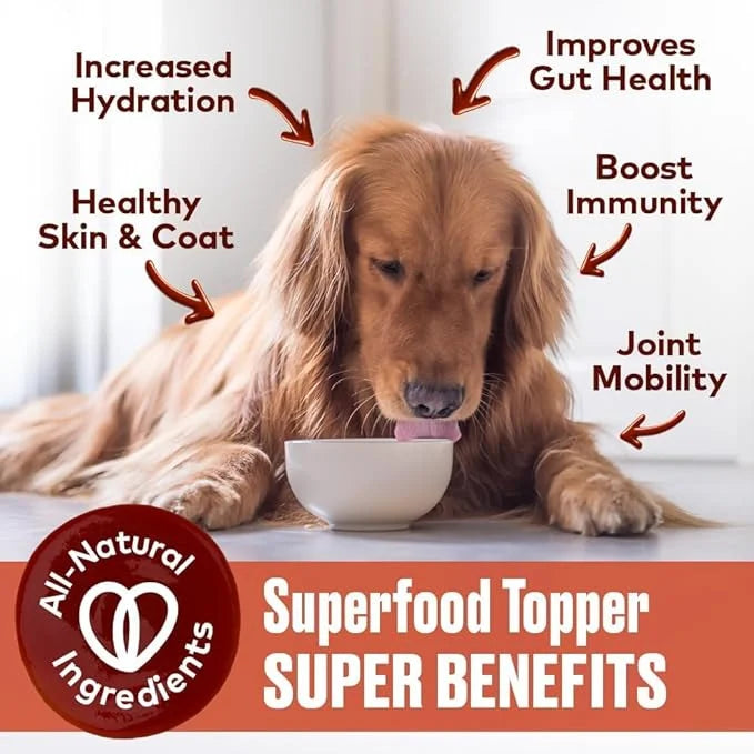 Beef, Chicken & Mobility Dog Food Topper Bundle - Supports Digestion, Healthy Skin & Coat, Immune System, Hip & Joint Supp...