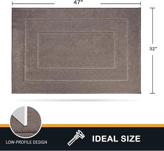 PURRUGS Dirt Trapper Door Mat 32" x 47.5", Non-Slip/Skid Machine Washable Entryway Rug, Dog Door Mat, Super Absorbent Welc...
