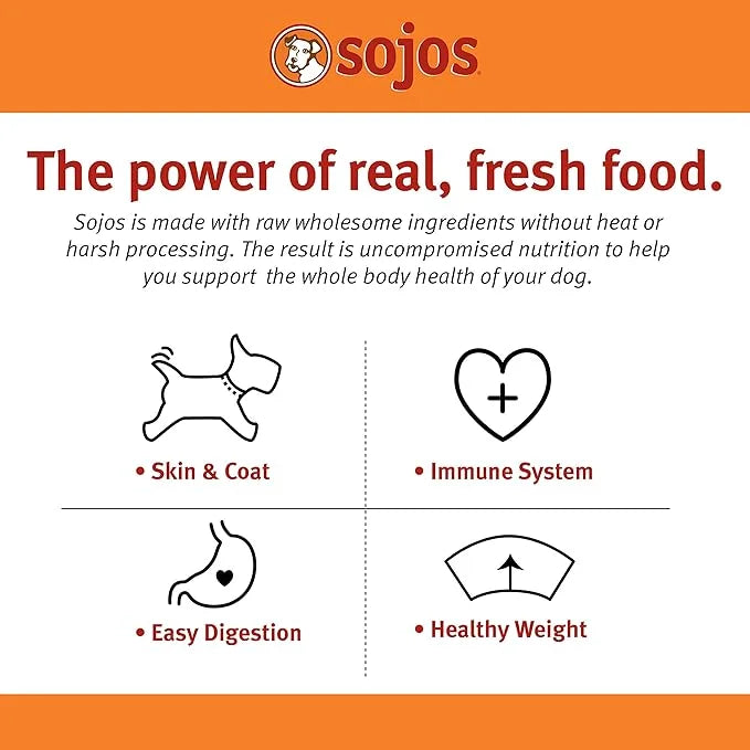SOJOS Complete Beef Recipe Dehydrated Dog Food, 1.75 lb, Yellow - Product Image