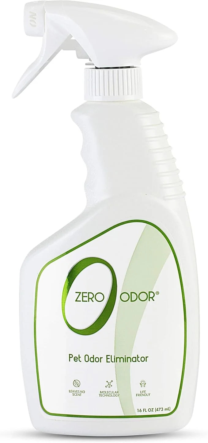 Zero Odor - Pet Odor Eliminator for Strong Odor, Eliminate Air & Surface Odors – Patented Molecular Technology Best For Ca...