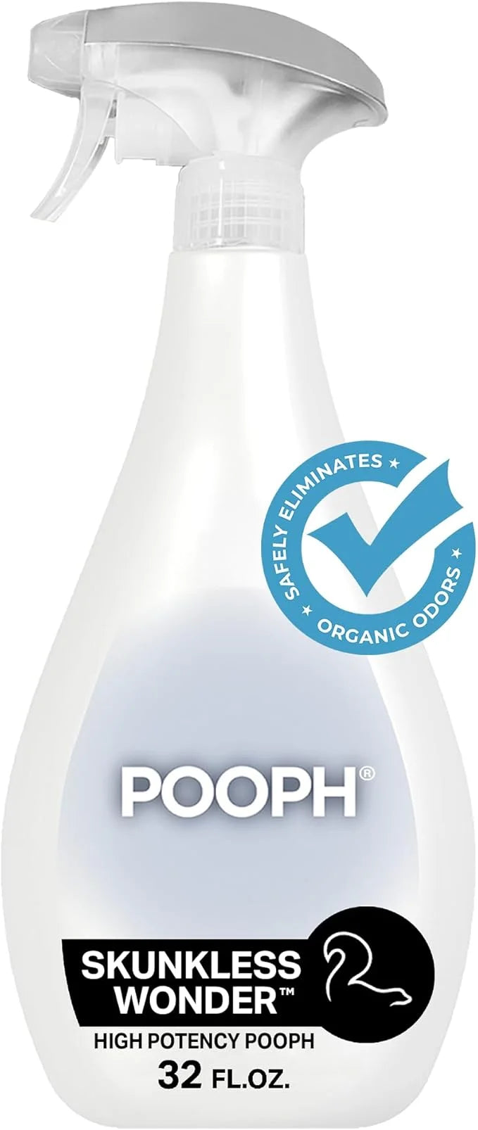 POOPH® Skunkless Wonder™ Spray | High-Potency Skunk Odor Eliminator Works on Pets, Fur, Clothing, Furniture & Items – Unsc...