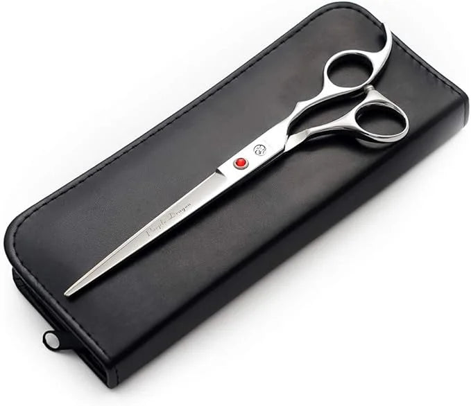 Purple Dragon 4“/5"/5.5"/6"/6.5"/7"/7.5"/8"/9"/10" Sharp Edge Salon Hair Cutting Shears - Pet/Dog Grooming Scissors with B...