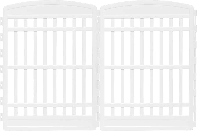 IRIS USA 34" 2-Panel Add-On Panels, Pet Dog Puppy Playpen, Foldable, Customizable, White - Product Image