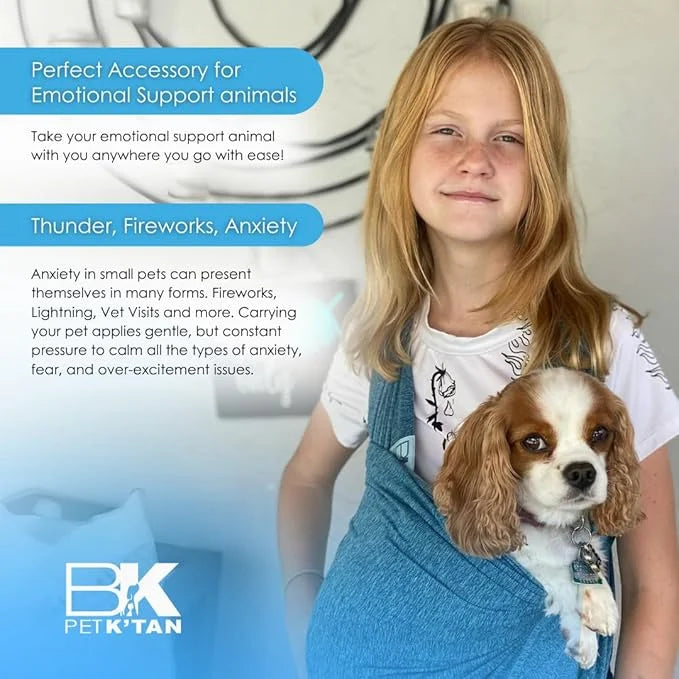 Pet K'tan Dog Sling Carrier: Hands Free for Small & Medium Dogs - #1 Pet Travel Accessory & Gift -Bond with New Puppy- Saf...