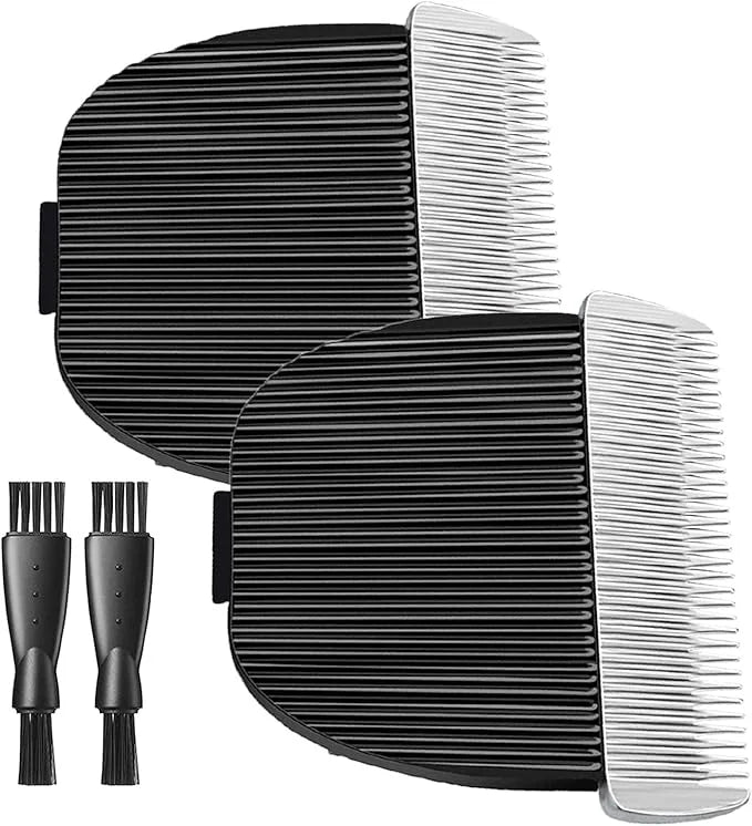 uijino 2 Pack Dog Clipper Blades Compatible with Gooad Dog Clipper Replacement Blades, 2 Cleaning Brush - Product Image