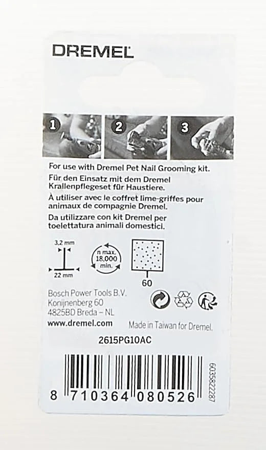Dremel SD60-PGK Pet Grooming Accesssory Kit Multi-Tool-Accessory, Set of 10 Pieces - Product Image