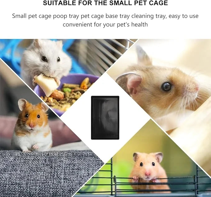 Dog Crate Pan, Plastic Pet Cage Base Tray, Leakproof Replacement Bedpan, Odor Resistant, Hygienic and Safe - Product Image