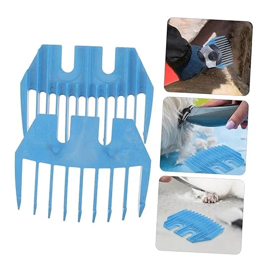 Kisangel 2pcs Sheep Shears Attachment Guard Electric Wool Shears Accessory Trimmer Guide Replacement Blades for Goat Shave...