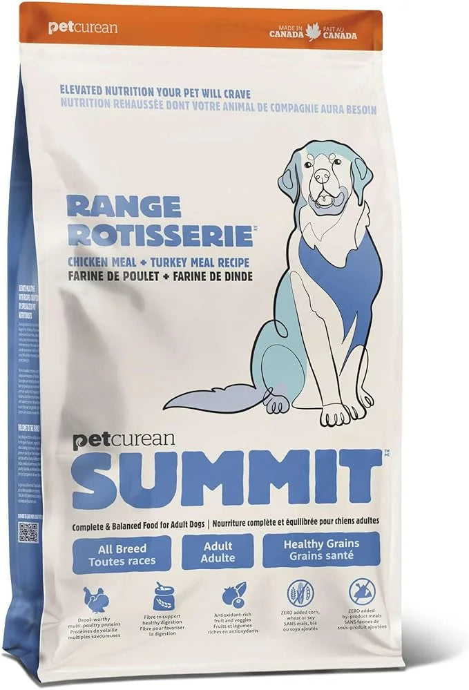 Range Rotisserie, Dry Dog Food, Chicken Meal and Turkey Meal Adult Recipe with Grains, 25 lb Bag - Product Image