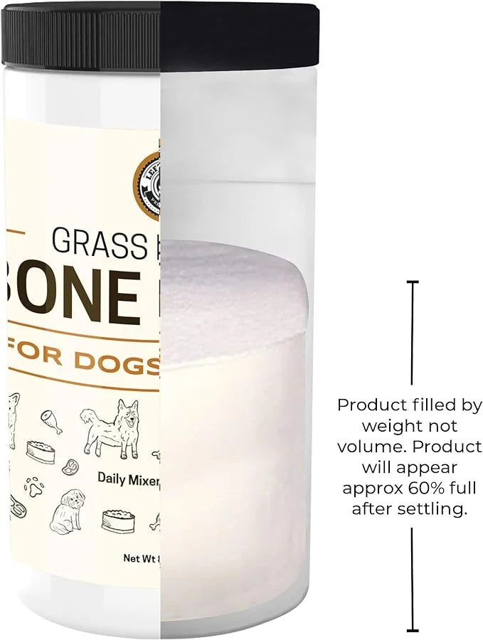 8oz Beef Bone Broth Powder for Dogs and Cats – Human Grade Grass-Fed Bone Broth for Picky Eaters – Supports Joints and Gut...