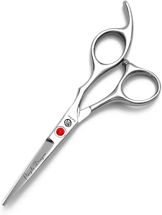 Purple Dragon 4“/5"/5.5"/6"/6.5"/7"/7.5"/8"/9"/10" Sharp Edge Salon Hair Cutting Shears - Pet/Dog Grooming Scissors with B...