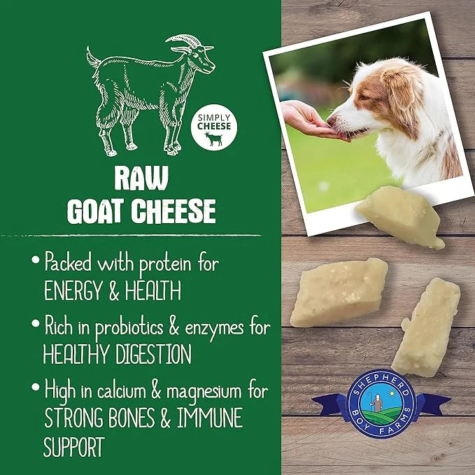 Freeze Dried Dog and Cat Treats, Goat Cheese, All Natural Single Ingredient Freeze-Dried Dog Treat & Dog Snacks, Made in U...