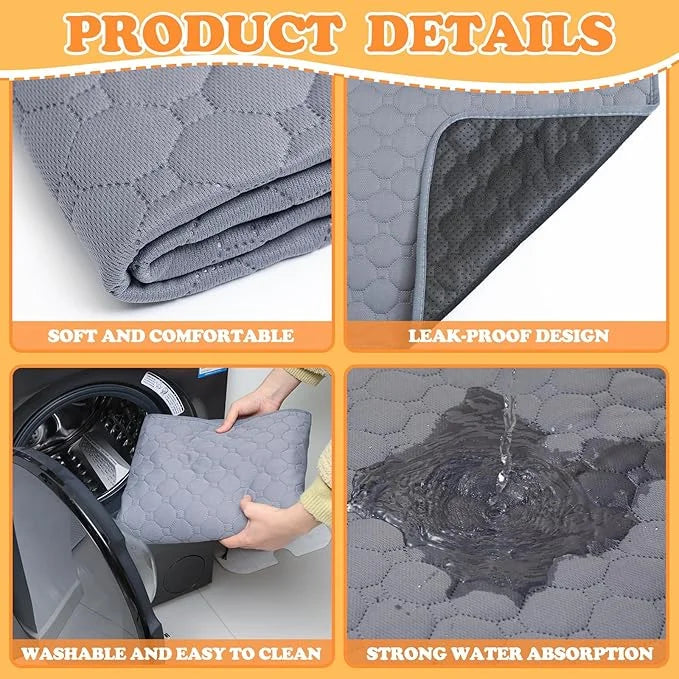 Whelping Box for Dogs and Puppies 48x48x18 inch Pet Whelping Box with Washable Pee Pads and Collapsible Dog Bowl for Mediu...