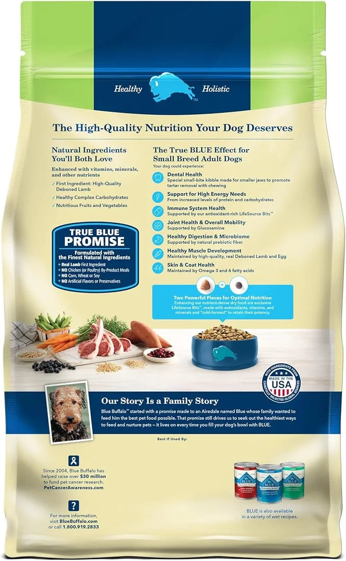 Blue Buffalo Life Protection Formula Adult Small Breed Dry Dog Food, Supports High Energy Needs, Made with Natural Ingredi...