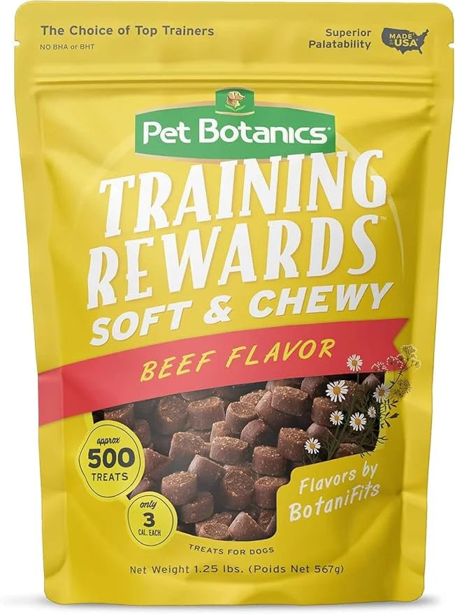 (3 Packs) Training Rewards Treats for Dogs, Speeds Up Learning Curve, No BHA, BHT, Ethoxyquin, Bacon, Beef, Chicken, 20 oz...