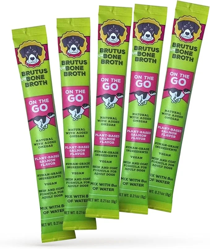 Brutus Broth Instant On The Go Vegetable Powder for Dogs - Vegetable Powder with Omegas 3, 6 & 9 & Turmeric - Human Grade ...