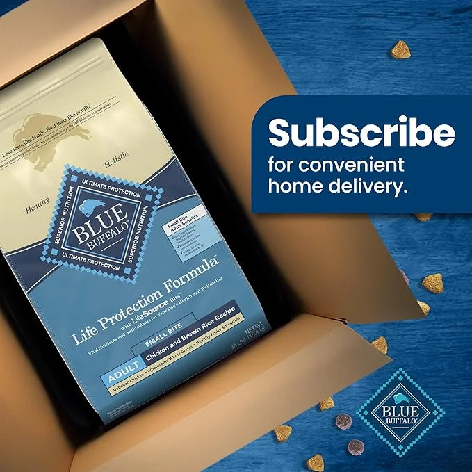 Blue Buffalo Life Protection Formula Adult Small Bite Dry Dog Food, Helps Build and Maintain Strong Muscles, Made with Nat...