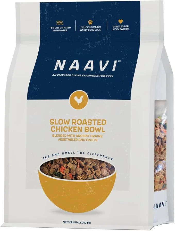 Slow Roasted Chicken Bowl with Ancient Grains, Vegetables & Fruits, Premium Dog Food Topper for Adult Dogs - 2lb - Product...