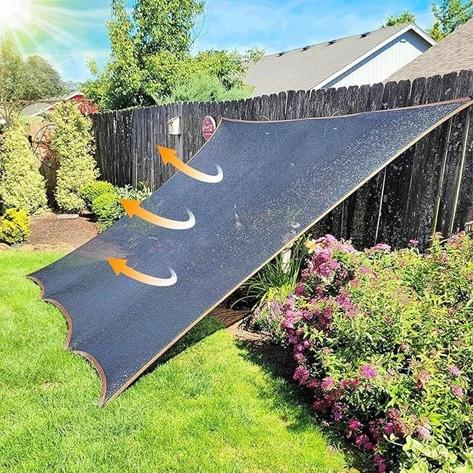10 by 10 Feet Dog Kennel Cover Mesh Shade Panel with Grommets - Weather Guard Extra Large All Season Dog Run Cover & Roof ...