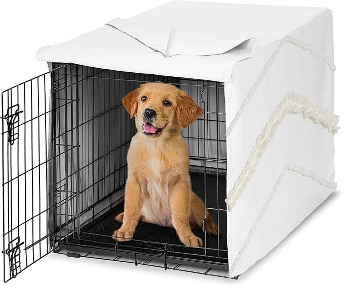 Sweet Jojo Designs 36in. Medium Dog Crate Cover (Bohemian Boho Chic) Pet Cage, Kennel Covers (Farmhouse, Elegant, Modern, ...