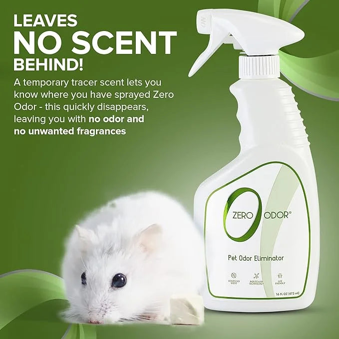Zero Odor - Pet Odor Eliminator for Strong Odor, Eliminate Air & Surface Odors – Patented Molecular Technology Best For Ca...