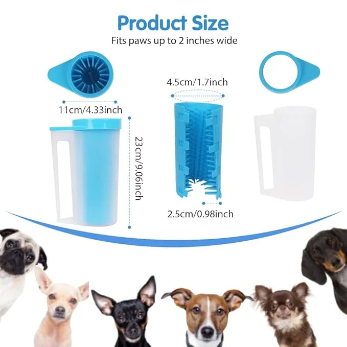 Portable Paw Washer - Fast Clean Foot Cleaner for Small, Medium and Large Dogs and Cats - Product Image