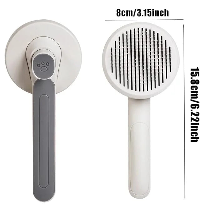 1 Pcs Cat Grooming Brush, Cat Brush Cats Grooming Dematting Comb Self Cleaning Slicker Brushes for Dogs Cats Pet for Shedd...