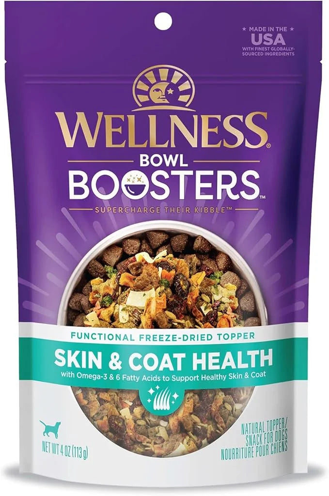 Wellness CORE Bowl Boosters Skin & Coat Dog Food Topper, 4 Ounce Bag - Product Image