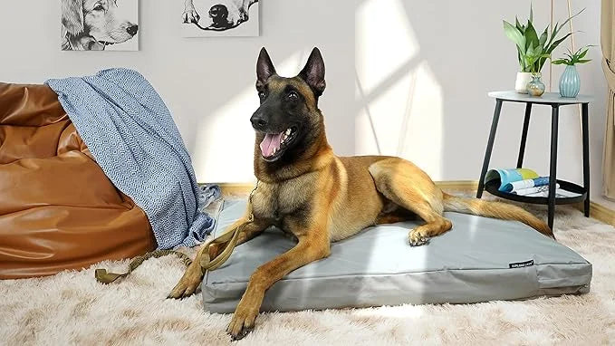 Explore Land 48 inch Gray Dog Crate Cover Bundle with 46 inch Dog Bed Cover - Product Image