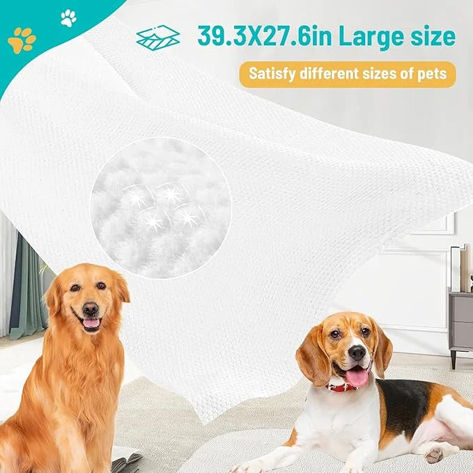 6 Pack Disposable Dog Towel,Soft Large Dog Bath Towels Made of Microfiber for Drying Dogs,Cats (6) - Product Image