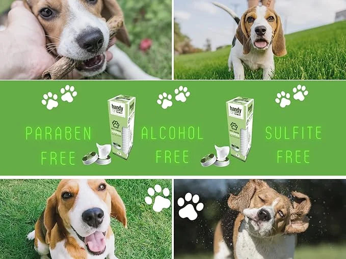 Pet Wipes for Dogs - Travel-Friendly Dog Paw Wipes - Dog Wipes Cleaning Deodorizing - Puppy Wipe Set - Scented Doggie Groo...