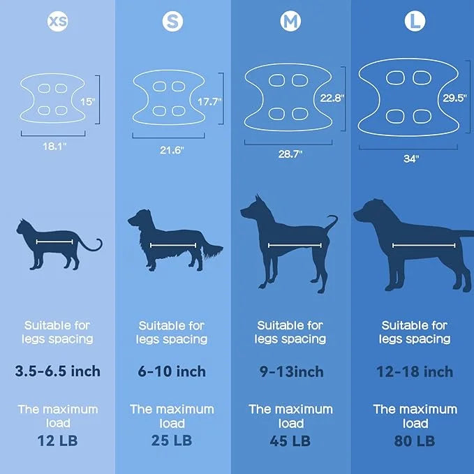 Dog Grooming Hammock Harness, Pet Grooming Hammock for Cats & Dogs, Dog Sling for Nail Clipping/Trimming - Product Image