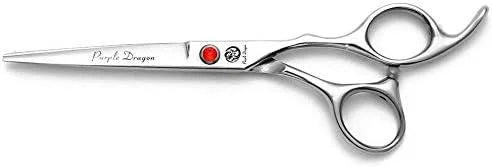 Purple Dragon 5"/5.5"/6"/6.5"/7"/7.5"/8"/9"/10" Sharp Edge Hair Cutting Shears Pet/Puppy/Cat Grooming Scissors with Bag - ...