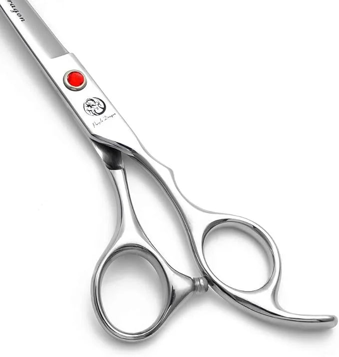 Purple Dragon 4“/5"/5.5"/6"/6.5"/7"/7.5"/8"/9"/10" Sharp Edge Salon Hair Cutting Shears - Pet/Dog Grooming Scissors with B...