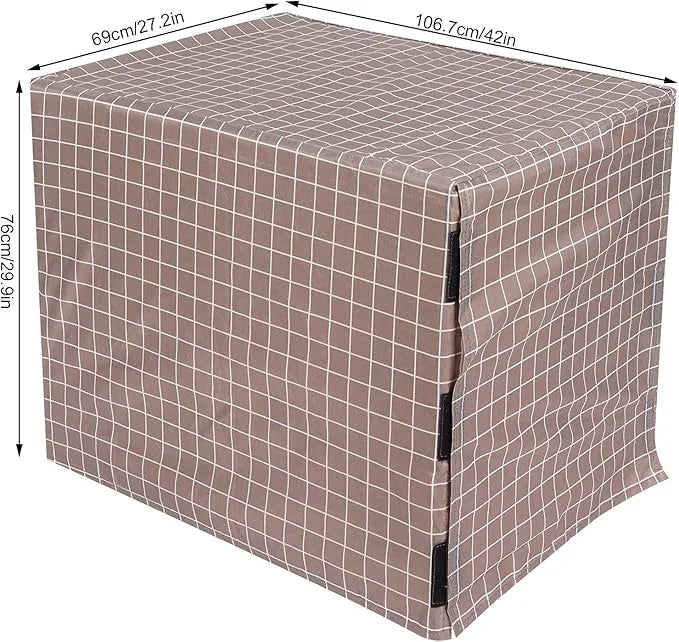 Dog Kennel Cover Oxford Pet Cage Cover Oxford Cat Crate Cover Seasons Universal Rain Dust and Sun Protection Pet Supplies ...