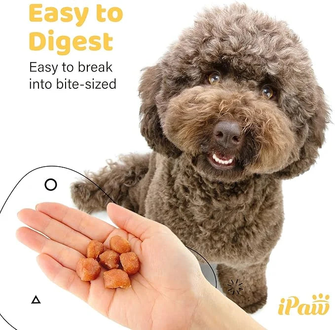 Dog Treats for Puppy Training, All Natural Human Grade Dog Treat, Hypoallergenic, Easy to Digest (Chicken Tots), 2 Packs -...