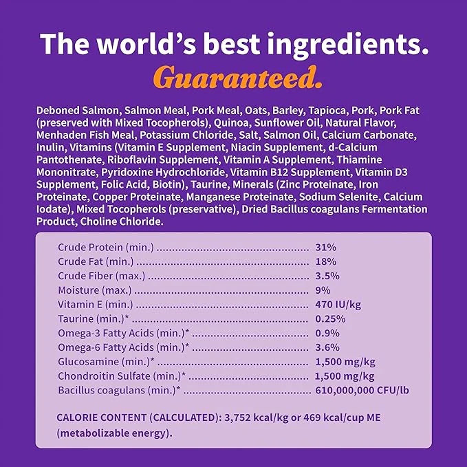 HALO Elevate Dry Dog Food, Healthy Grains Salmon Recipe, 3.5lb - Product Image