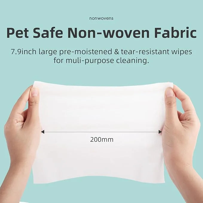 ALL FOR PAWS Pet Wipes - Coconut Vanilla Scent, 100 Wipes (4 Packs) | Ideal for Cats and Dogs, All-Over Clean with Natural...