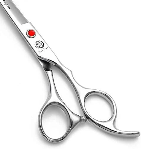 Purple Dragon 5"/5.5"/6"/6.5"/7"/7.5"/8"/9"/10" Sharp Edge Hair Cutting Shears Pet/Puppy/Cat Grooming Scissors with Bag - ...