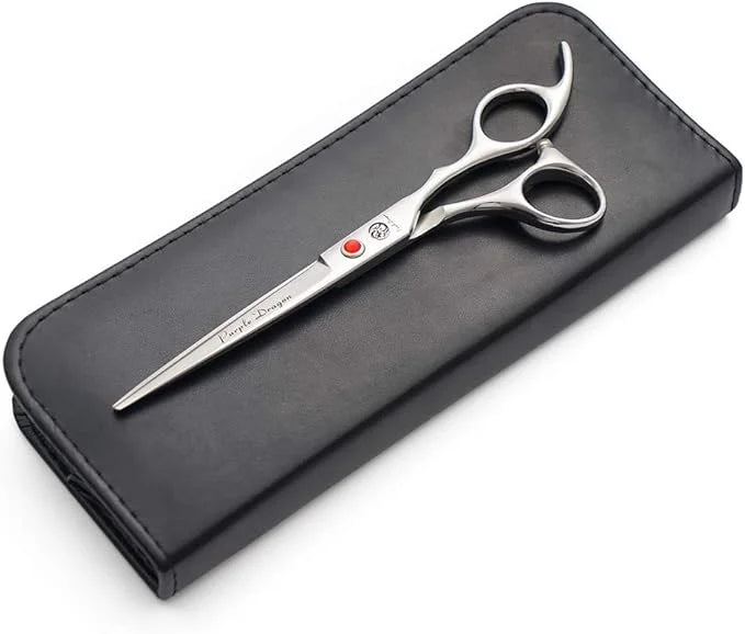 Purple Dragon 4“/5"/5.5"/6"/6.5"/7"/7.5"/8"/9"/10" Sharp Edge Salon Hair Cutting Shears - Pet/Dog Grooming Scissors with B...