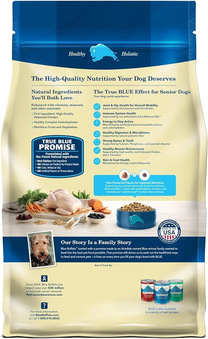Blue Buffalo Life Protection Formula Adult Dry Dog Food, Helps Build and Maintain Strong Muscles, Made with Natural Ingred...