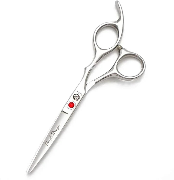 Purple Dragon 4“/5"/5.5"/6"/6.5"/7"/7.5"/8"/9"/10" Sharp Edge Salon Hair Cutting Shears - Pet/Dog Grooming Scissors with B...