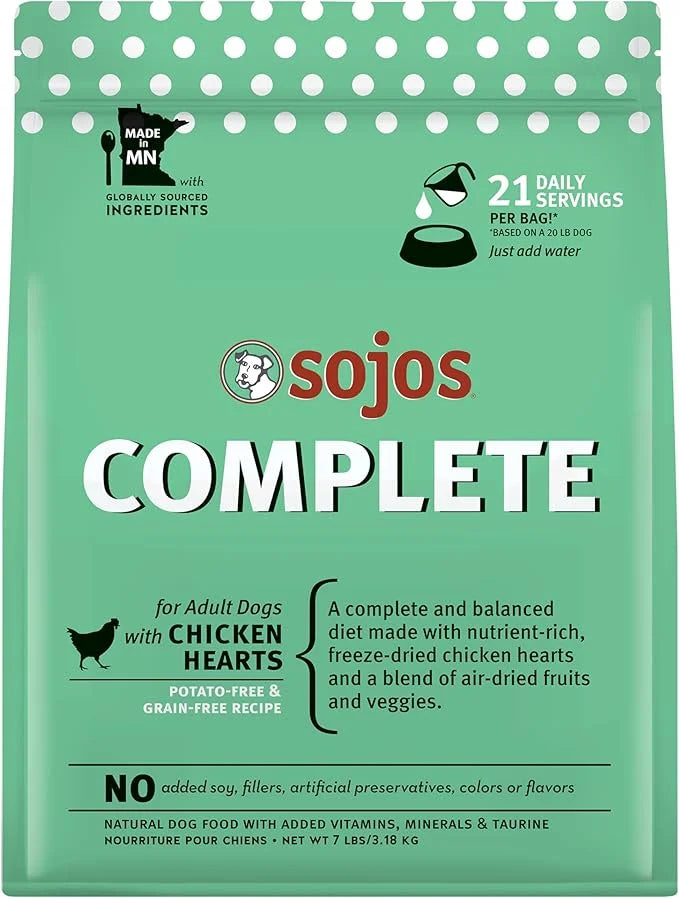 Sojos Complete Chicken Recipe Dehydrated Dog Food, 7 lb - Product Image
