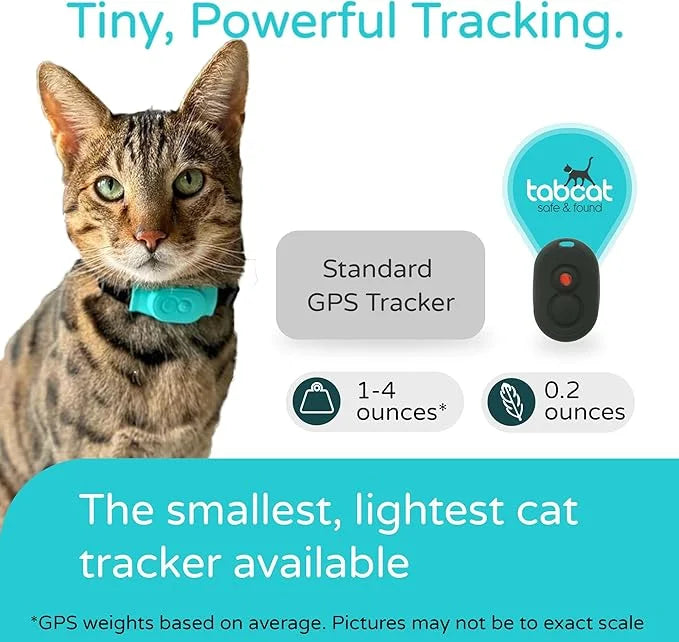 Tabcat V2 Cat & Kitten Tracker - More Accurate Than GPS - No Monthly Fee or Subscription - Includes 4 Homing Tags - Up to ...