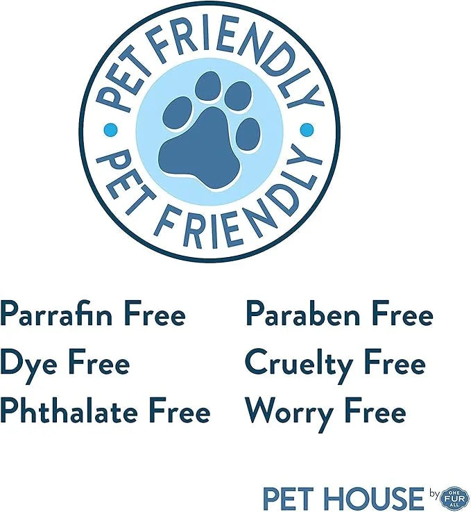 One Fur All Pet House Wax Melts - Sunwashed Cotton Pack of 4 - Odor Eliminating, Long-Lasting Scented Wax Melts - Natural,...