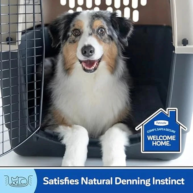 Petmate Sky Kennel - For Air and Travel, Airline Approved Dog Crate for Pets up 15-30 lbs, Heavy Duty Dog Kennel, Made in ...